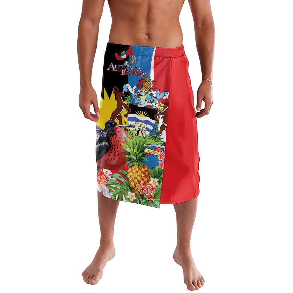 Antigua and Barbuda Magnificent Frigatebird Lavalava Tropical Vibe - Wonder Print Shop