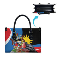 Antigua and Barbuda Magnificent Frigatebird Leather Bag Tropical Vibe - Wonder Print Shop