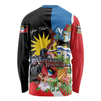 Antigua and Barbuda Magnificent Frigatebird Long Sleeve Shirt Tropical Vibe - Wonder Print Shop
