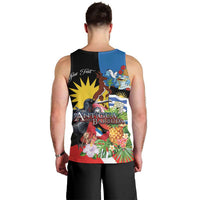Antigua and Barbuda Magnificent Frigatebird Men Tank Top Tropical Vibe - Wonder Print Shop