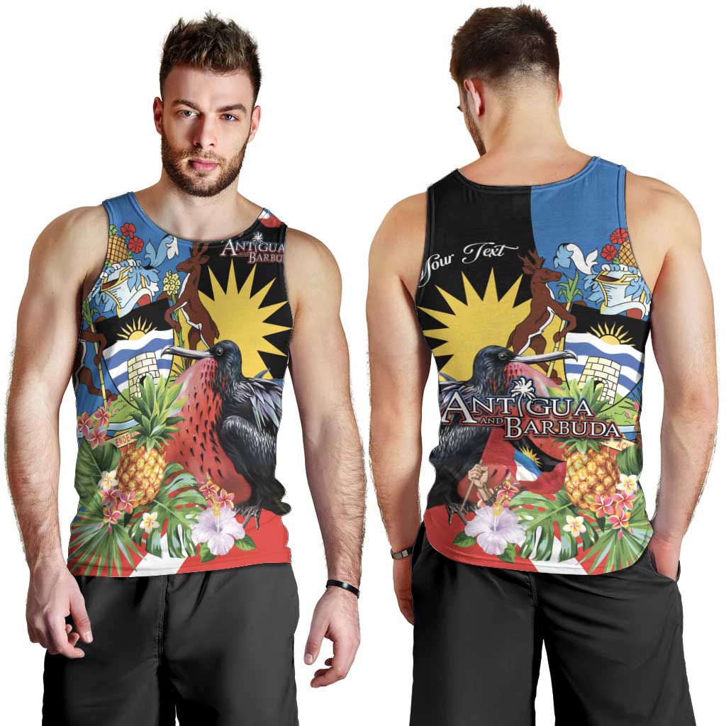 Antigua and Barbuda Magnificent Frigatebird Men Tank Top Tropical Vibe - Wonder Print Shop