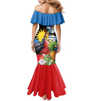 Antigua and Barbuda Magnificent Frigatebird Mermaid Dress Tropical Vibe - Wonder Print Shop