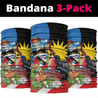 Antigua and Barbuda Magnificent Frigatebird Neck Gaiter Tropical Vibe - Wonder Print Shop