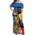 Antigua and Barbuda Magnificent Frigatebird Off Shoulder Maxi Dress Tropical Vibe - Wonder Print Shop