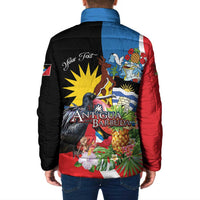 Antigua and Barbuda Magnificent Frigatebird Padded Jacket Tropical Vibe - Wonder Print Shop