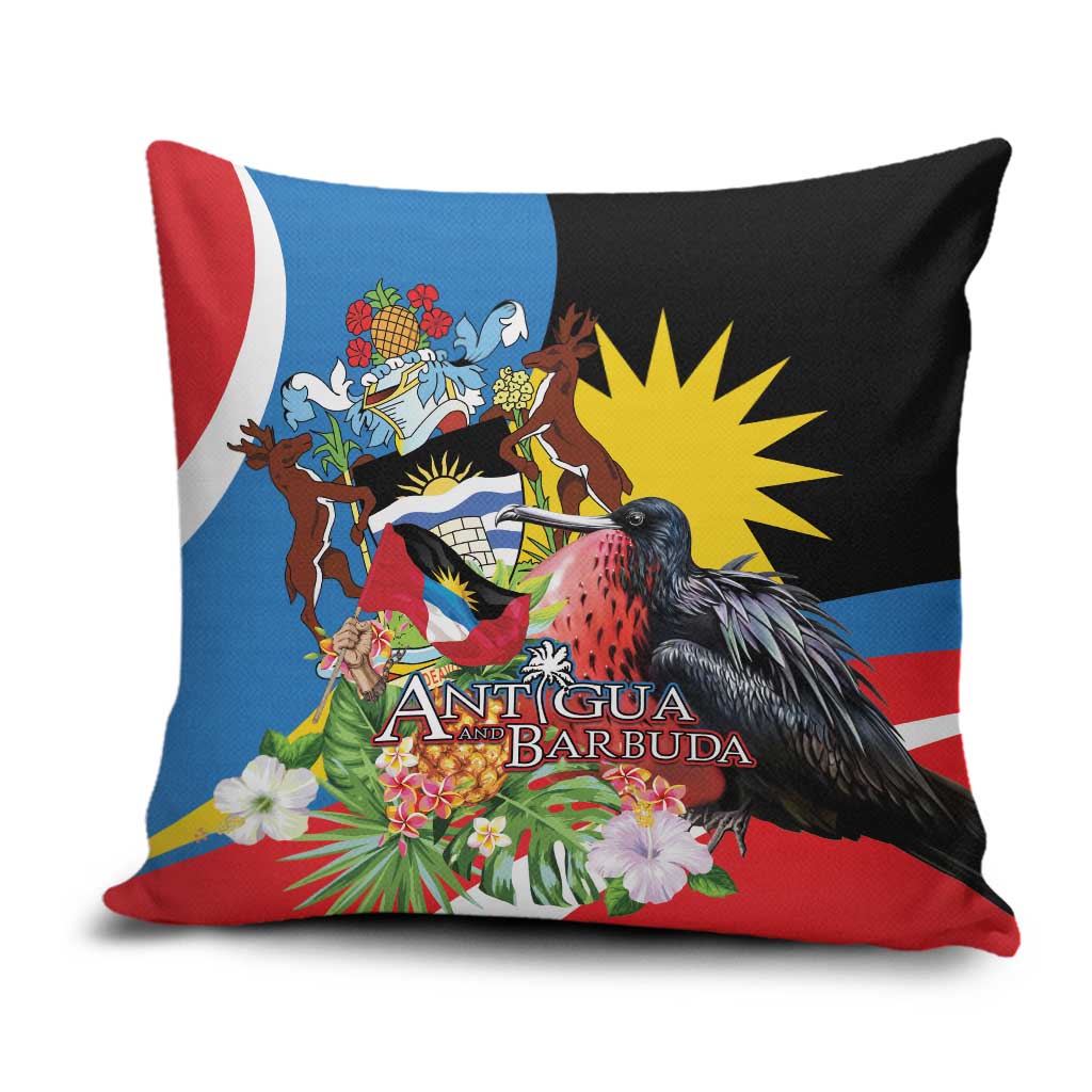 Antigua and Barbuda Magnificent Frigatebird Pillow Cover Tropical Vibe - Wonder Print Shop