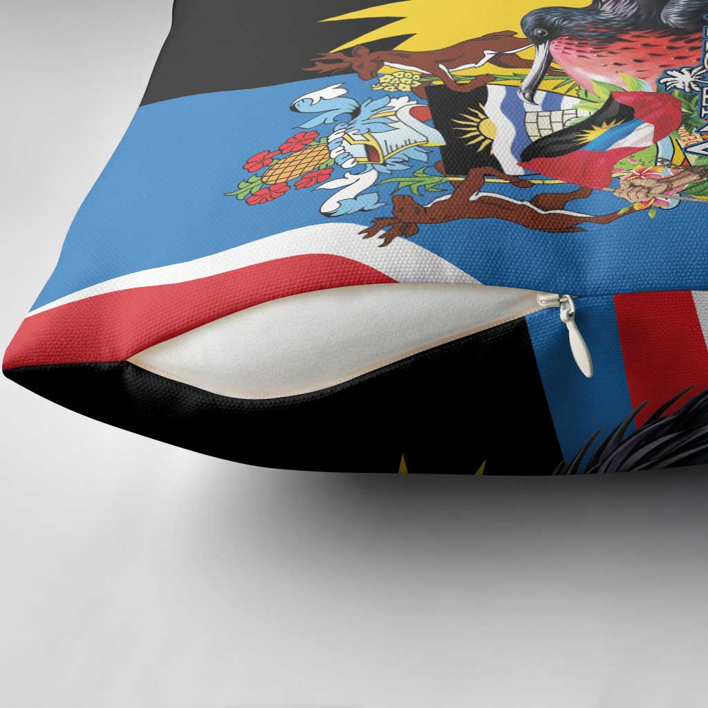 Antigua and Barbuda Magnificent Frigatebird Pillow Cover Tropical Vibe - Wonder Print Shop