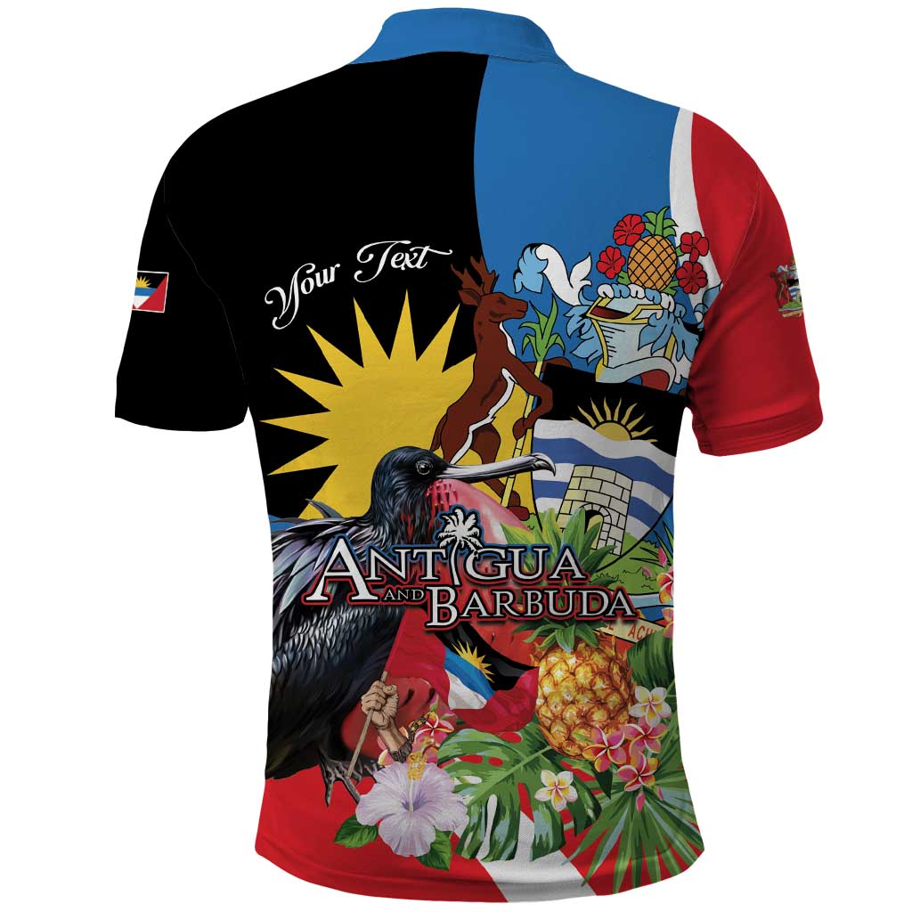 Antigua and Barbuda Magnificent Frigatebird Polo Shirt Tropical Vibe - Wonder Print Shop