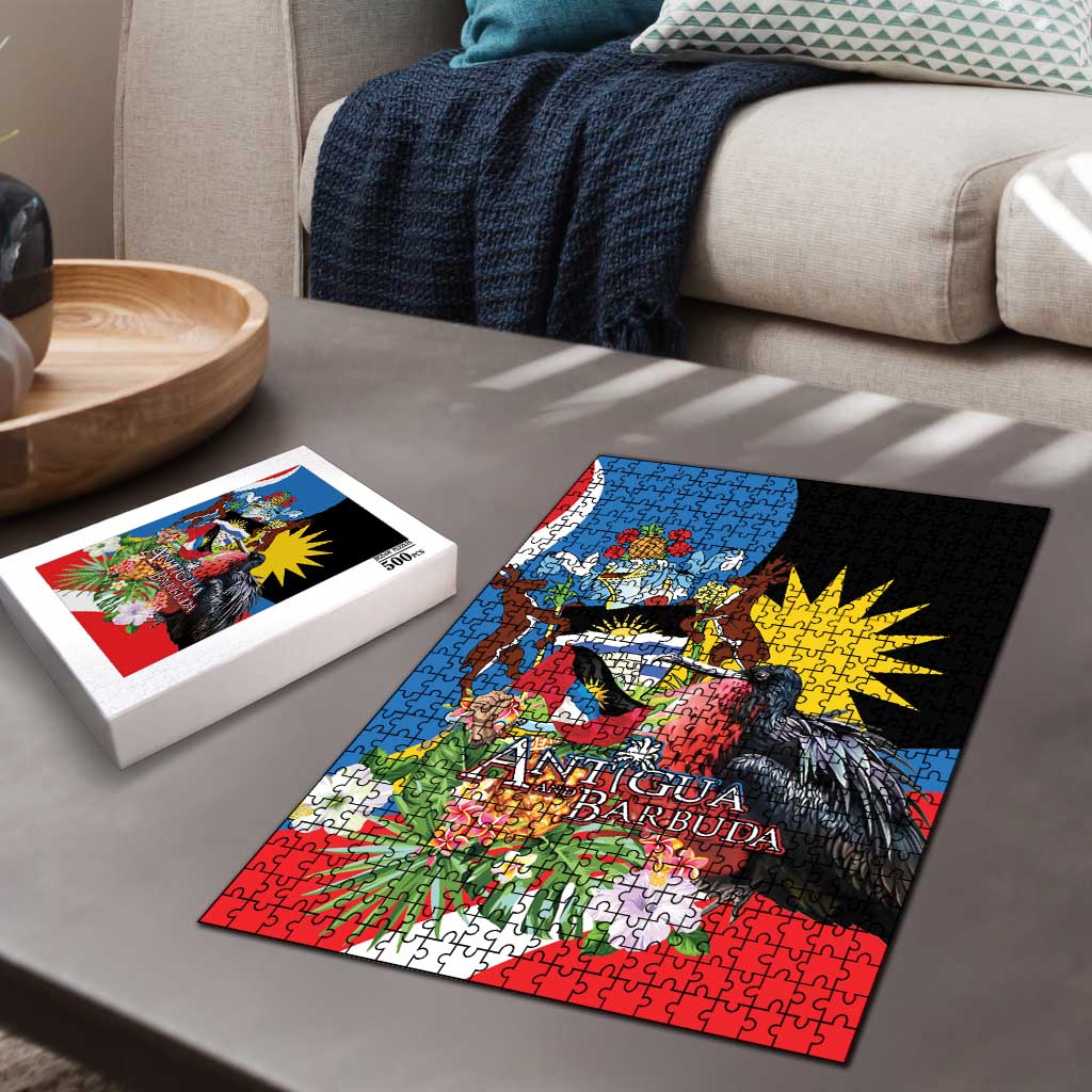 Antigua and Barbuda Magnificent Frigatebird Puzzle Tropical Vibe - Wonder Print Shop