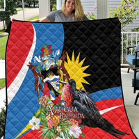 Antigua and Barbuda Magnificent Frigatebird Quilt Tropical Vibe - Wonder Print Shop