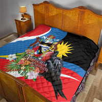 Antigua and Barbuda Magnificent Frigatebird Quilt Tropical Vibe - Wonder Print Shop