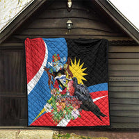Antigua and Barbuda Magnificent Frigatebird Quilt Tropical Vibe - Wonder Print Shop