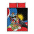 Antigua and Barbuda Magnificent Frigatebird Quilt Bed Set Tropical Vibe - Wonder Print Shop