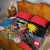 Antigua and Barbuda Magnificent Frigatebird Quilt Bed Set Tropical Vibe - Wonder Print Shop
