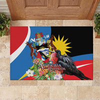 Antigua and Barbuda Magnificent Frigatebird Rubber Doormat Tropical Vibe - Wonder Print Shop