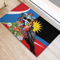 Antigua and Barbuda Magnificent Frigatebird Rubber Doormat Tropical Vibe - Wonder Print Shop