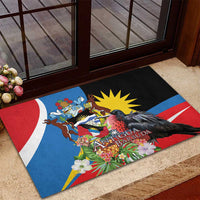Antigua and Barbuda Magnificent Frigatebird Rubber Doormat Tropical Vibe - Wonder Print Shop