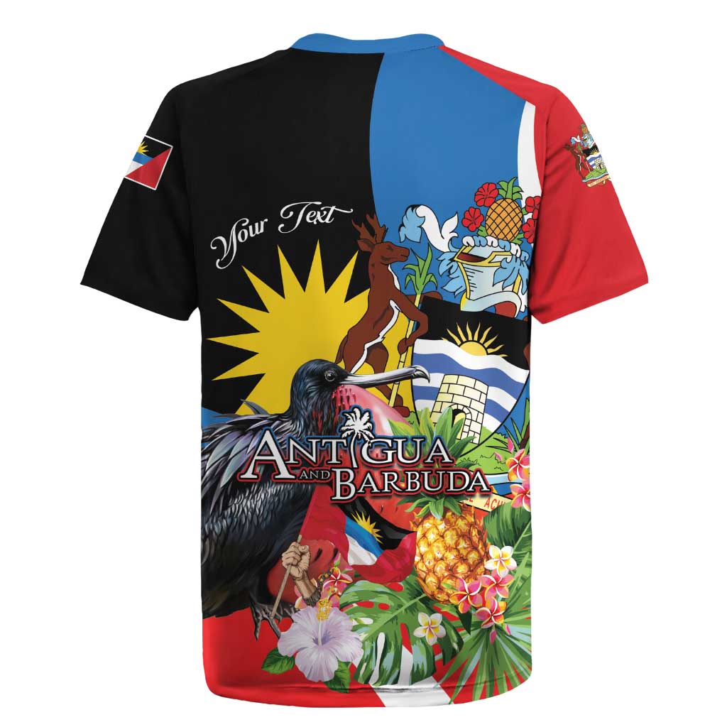 Antigua and Barbuda Magnificent Frigatebird Rugby Jersey Tropical Vibe - Wonder Print Shop