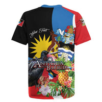 Antigua and Barbuda Magnificent Frigatebird Rugby Jersey Tropical Vibe - Wonder Print Shop