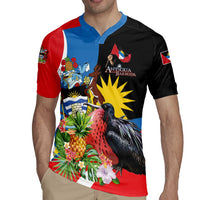 Antigua and Barbuda Magnificent Frigatebird Rugby Jersey Tropical Vibe - Wonder Print Shop