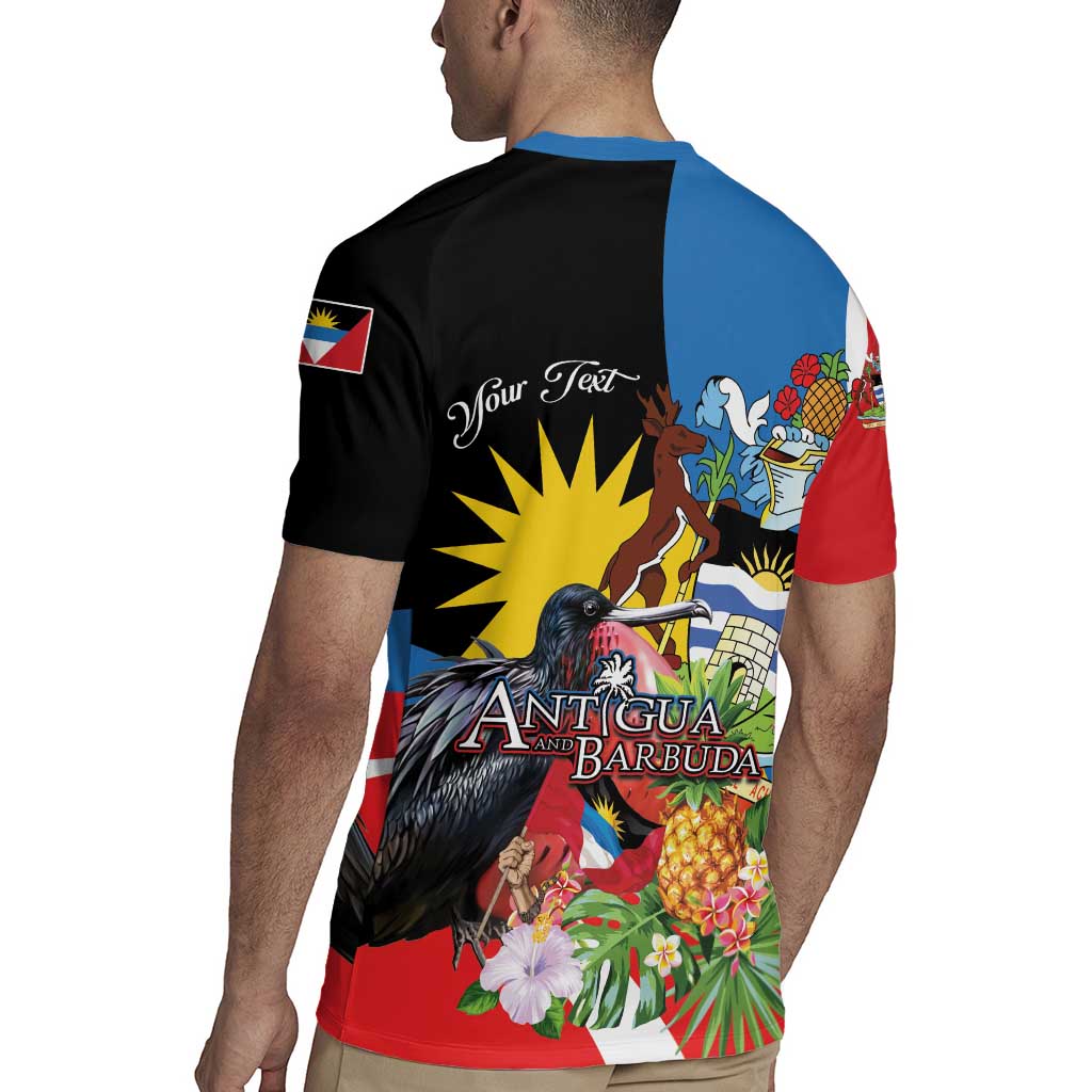 Antigua and Barbuda Magnificent Frigatebird Rugby Jersey Tropical Vibe - Wonder Print Shop