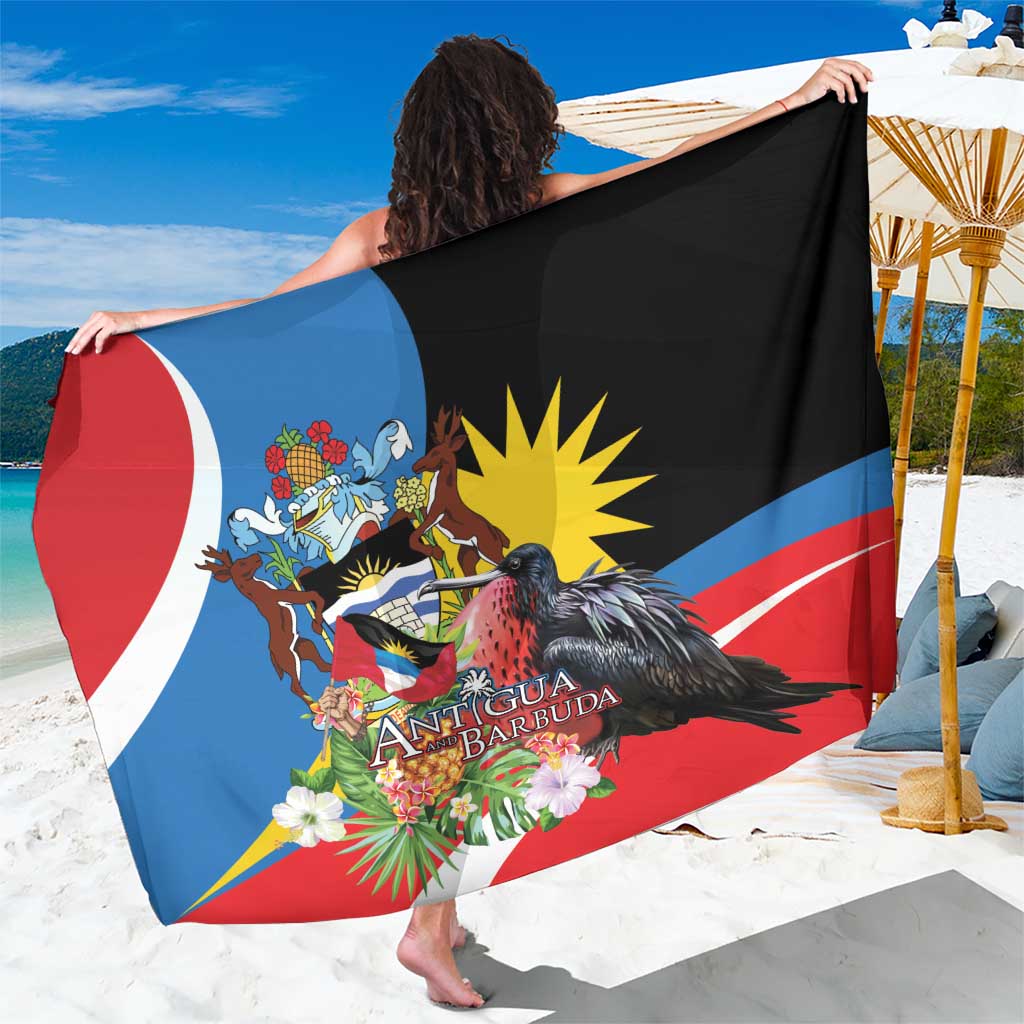 Antigua and Barbuda Magnificent Frigatebird Sarong Tropical Vibe - Wonder Print Shop