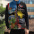 Antigua and Barbuda Magnificent Frigatebird Sleeveless Puffer Jacket Tropical Vibe - Wonder Print Shop