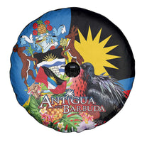 Antigua and Barbuda Magnificent Frigatebird Spare Tire Cover Tropical Vibe - Wonder Print Shop