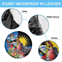 Antigua and Barbuda Magnificent Frigatebird Spare Tire Cover Tropical Vibe - Wonder Print Shop