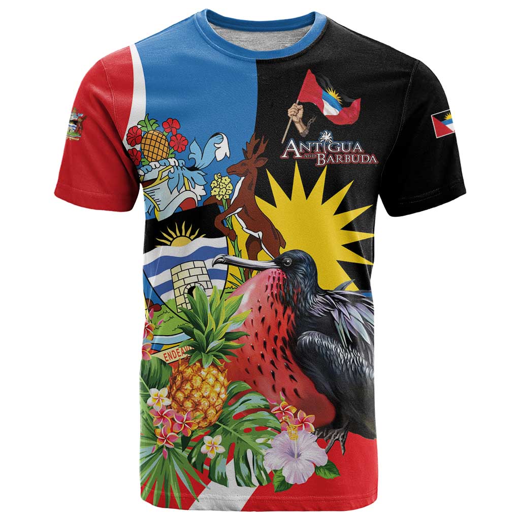 Antigua and Barbuda Magnificent Frigatebird T Shirt Tropical Vibe - Wonder Print Shop