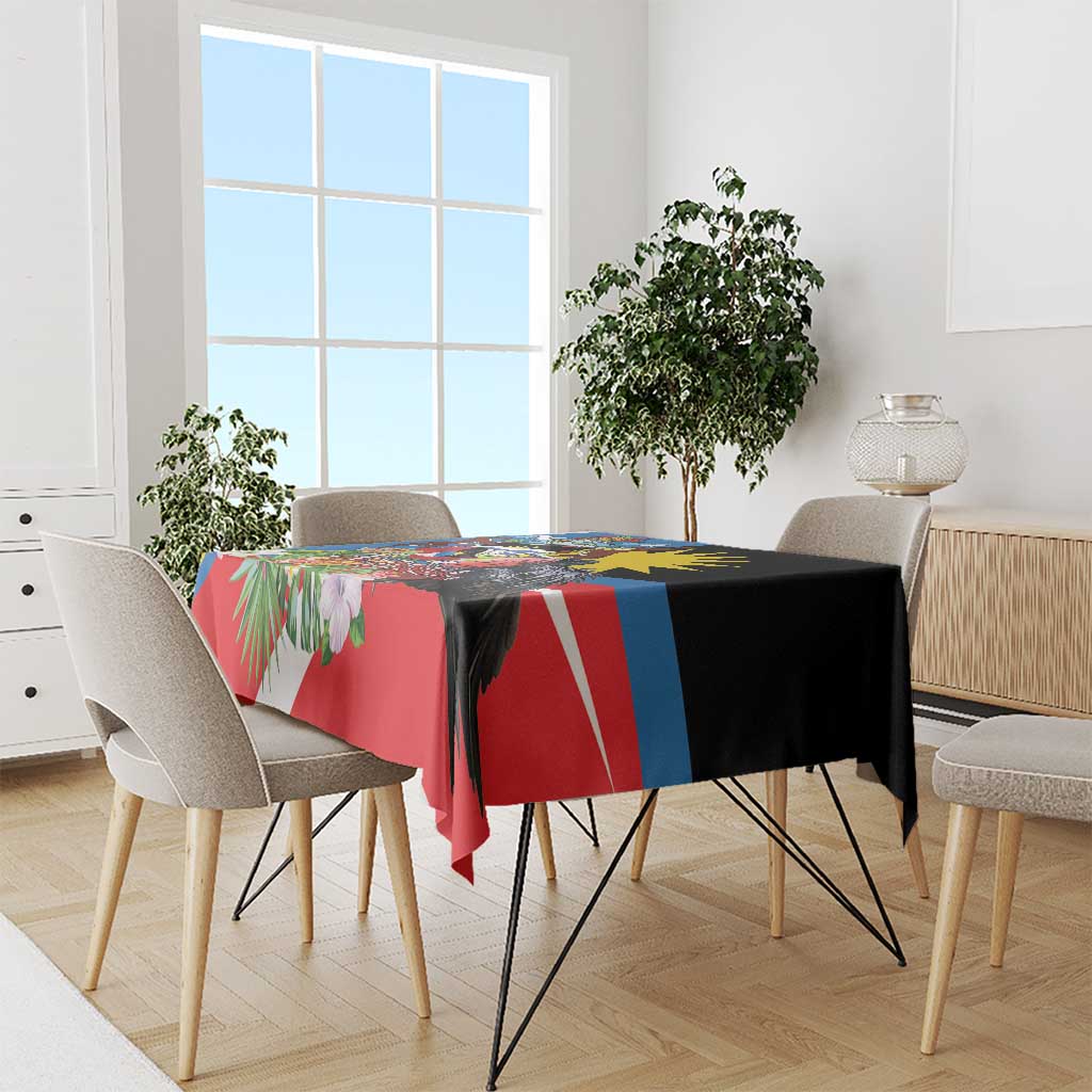 Antigua and Barbuda Magnificent Frigatebird Tablecloth Tropical Vibe - Wonder Print Shop