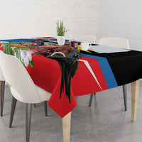 Antigua and Barbuda Magnificent Frigatebird Tablecloth Tropical Vibe - Wonder Print Shop