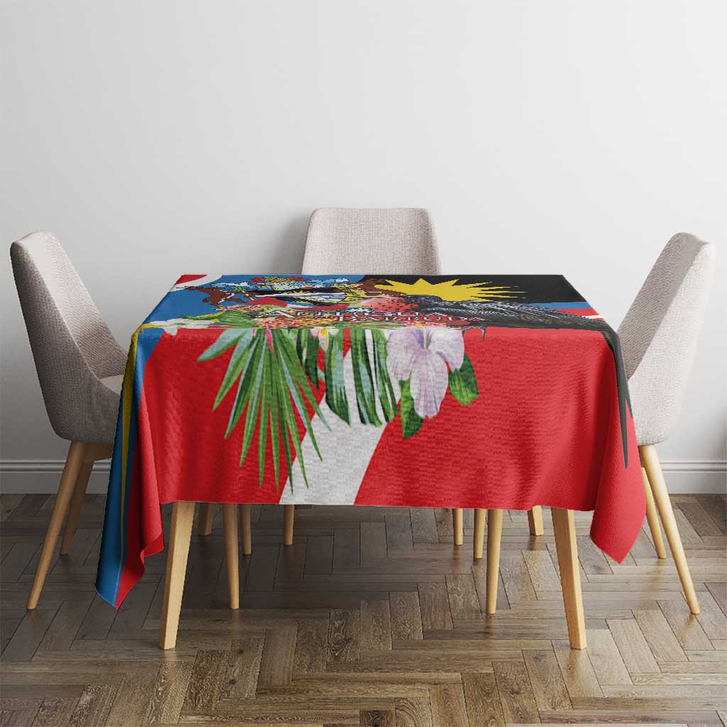 Antigua and Barbuda Magnificent Frigatebird Tablecloth Tropical Vibe - Wonder Print Shop