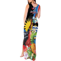 Antigua and Barbuda Magnificent Frigatebird Tank Maxi Dress Tropical Vibe - Wonder Print Shop