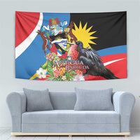 Antigua and Barbuda Magnificent Frigatebird Tapestry Tropical Vibe - Wonder Print Shop