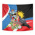 Antigua and Barbuda Magnificent Frigatebird Tapestry Tropical Vibe - Wonder Print Shop