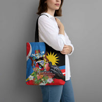 Antigua and Barbuda Magnificent Frigatebird Tote Bag Tropical Vibe - Wonder Print Shop