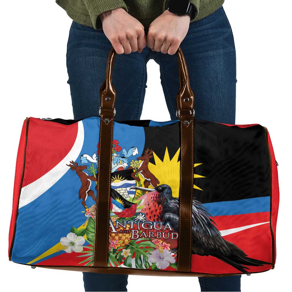 Antigua and Barbuda Magnificent Frigatebird Travel Bag Tropical Vibe - Wonder Print Shop