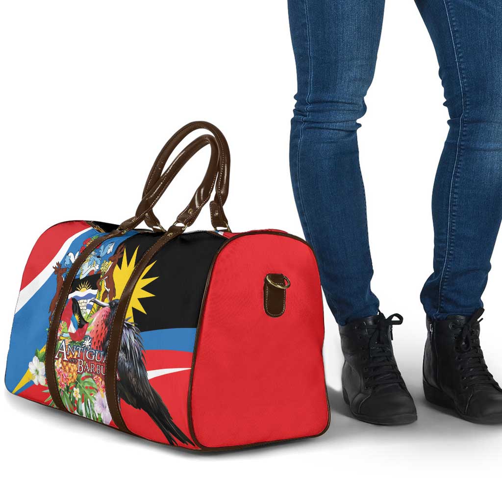 Antigua and Barbuda Magnificent Frigatebird Travel Bag Tropical Vibe - Wonder Print Shop