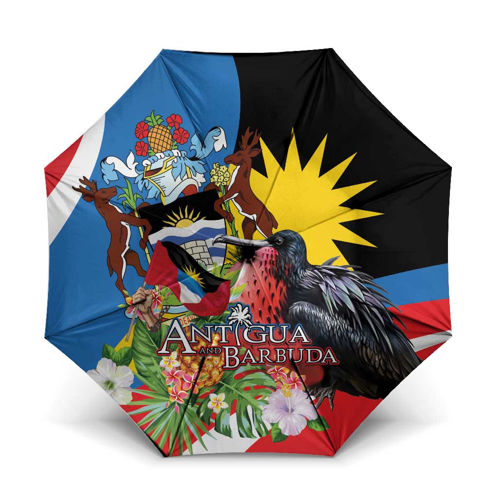Antigua and Barbuda Magnificent Frigatebird Umbrella Tropical Vibe - Wonder Print Shop