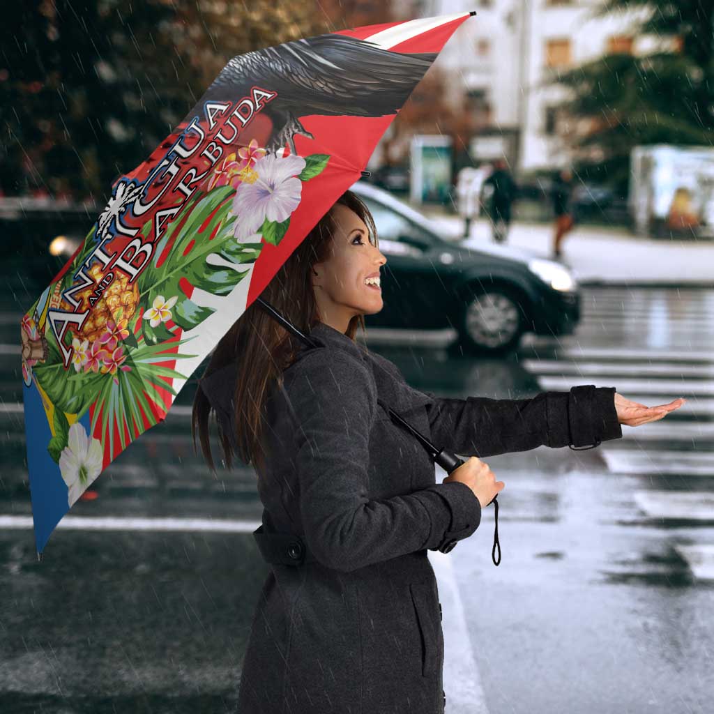 Antigua and Barbuda Magnificent Frigatebird Umbrella Tropical Vibe - Wonder Print Shop