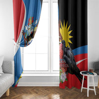 Antigua and Barbuda Magnificent Frigatebird Window Curtain Tropical Vibe - Wonder Print Shop