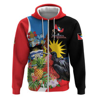 Antigua and Barbuda Magnificent Frigatebird Zip Hoodie Tropical Vibe - Wonder Print Shop