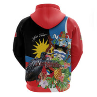 Antigua and Barbuda Magnificent Frigatebird Zip Hoodie Tropical Vibe - Wonder Print Shop