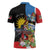 Antigua and Barbuda Magnificent Frigatebird Zipper Polo Shirt Tropical Vibe - Wonder Print Shop