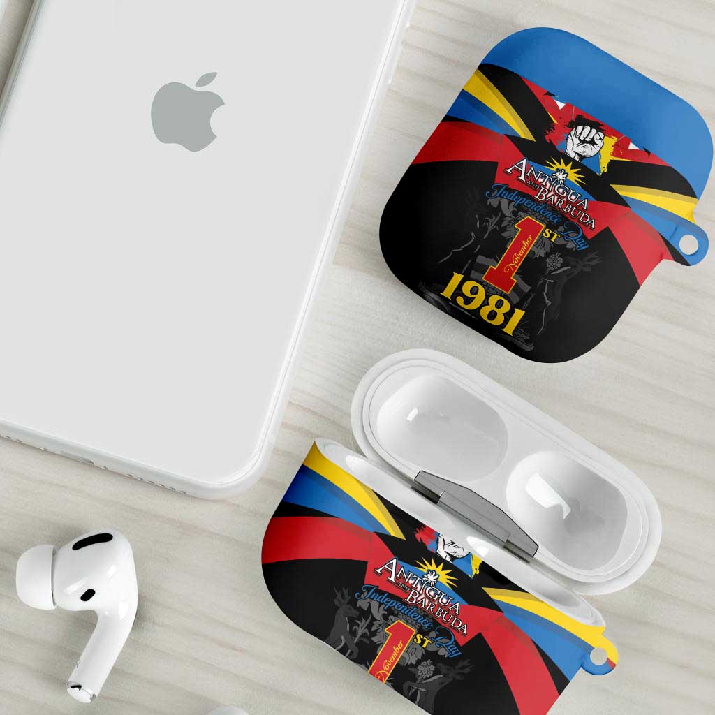 Antigua and Barbuda Independence Day AirPods Case Baabyuuda 1 November 1981 - Wonder Print Shop