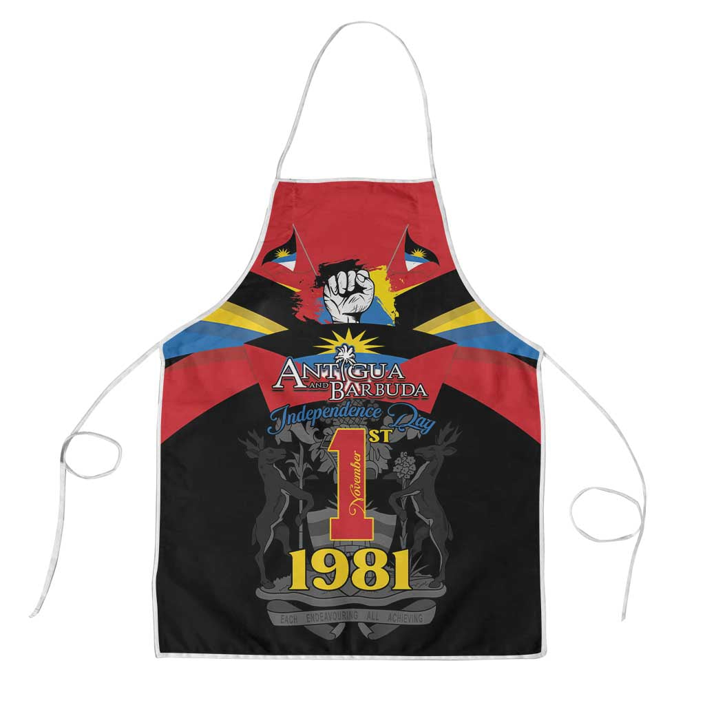 Antigua and Barbuda Independence Day Apron Baabyuuda 1 November 1981 - Wonder Print Shop