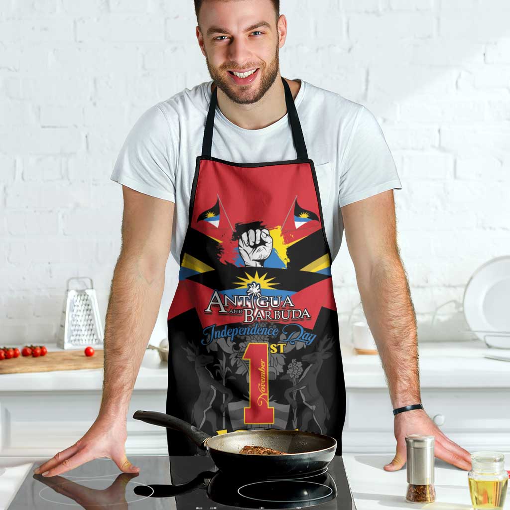 Antigua and Barbuda Independence Day Apron Baabyuuda 1 November 1981 - Wonder Print Shop