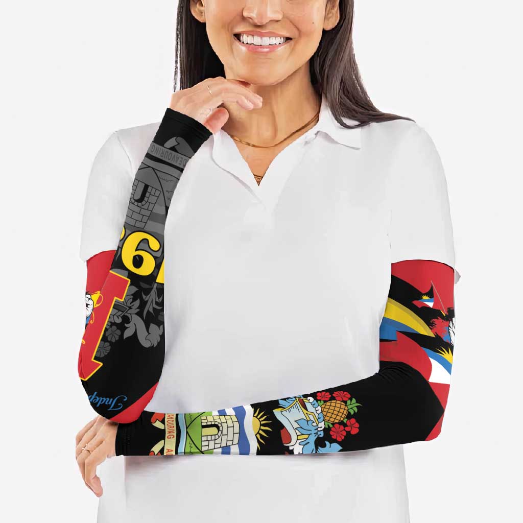 Antigua and Barbuda Independence Day Arm Sleeves Baabyuuda 1 November 1981 - Wonder Print Shop