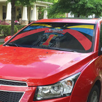 Antigua and Barbuda Independence Day Auto Sun Shade Baabyuuda 1 November 1981 - Wonder Print Shop